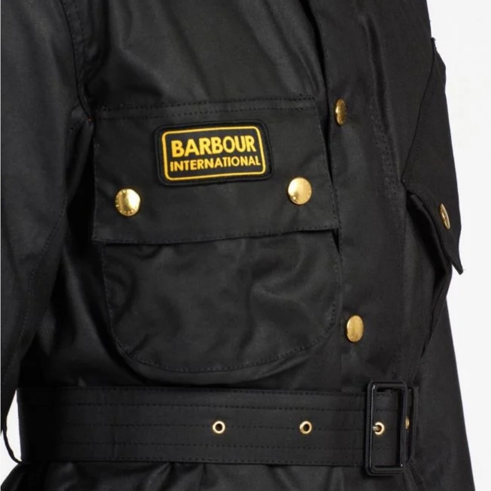 Barbour International Original Waxed Cotton Jacket M - Picture 8 of 15